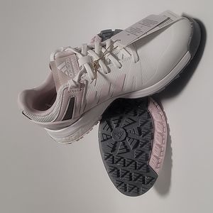 New Adidas Golf Ladies EQT Spikeless 6.5 ftwr white/almost pink/grey three
